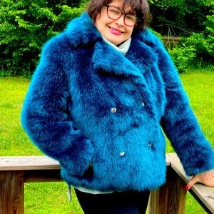 Michael Kor faux fur coat